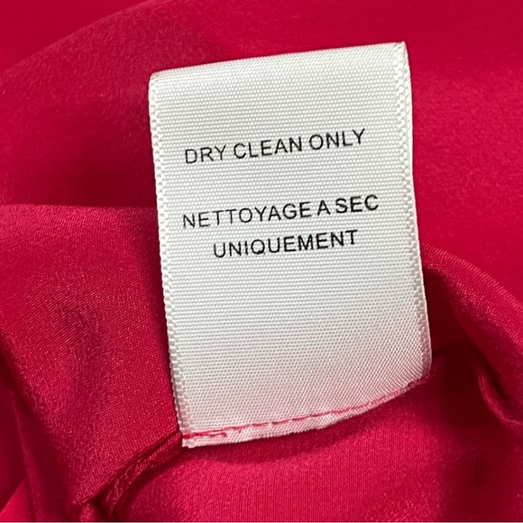 Joie Small Pink Silk V- Neck 3/4 Sleeve Blouse - Picture 8 of 8